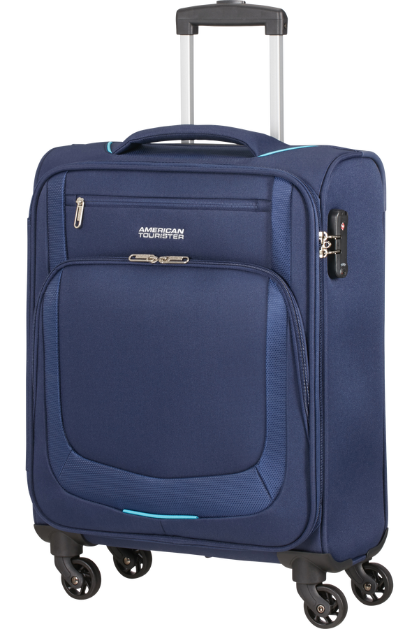 American Tourister Summer Session Spinner TSA 55cm  Dark Blue/Light Blue