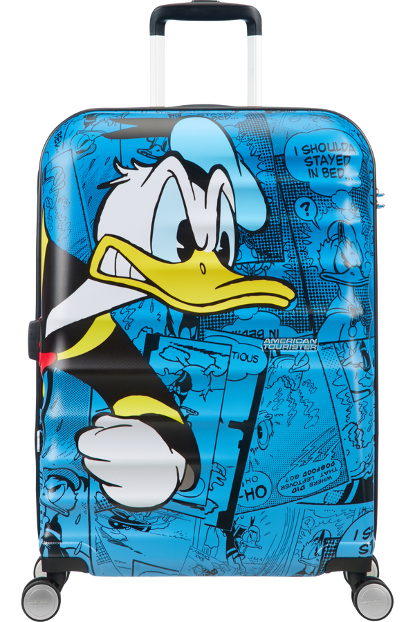 American Tourister Wavebreaker Disney 4-wheel 67cm medium Spinner suitcase Donald Duck