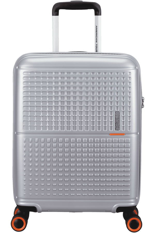 American Tourister Geopop Spinner 55/20 Tsa. 55cm  Metallic Silver