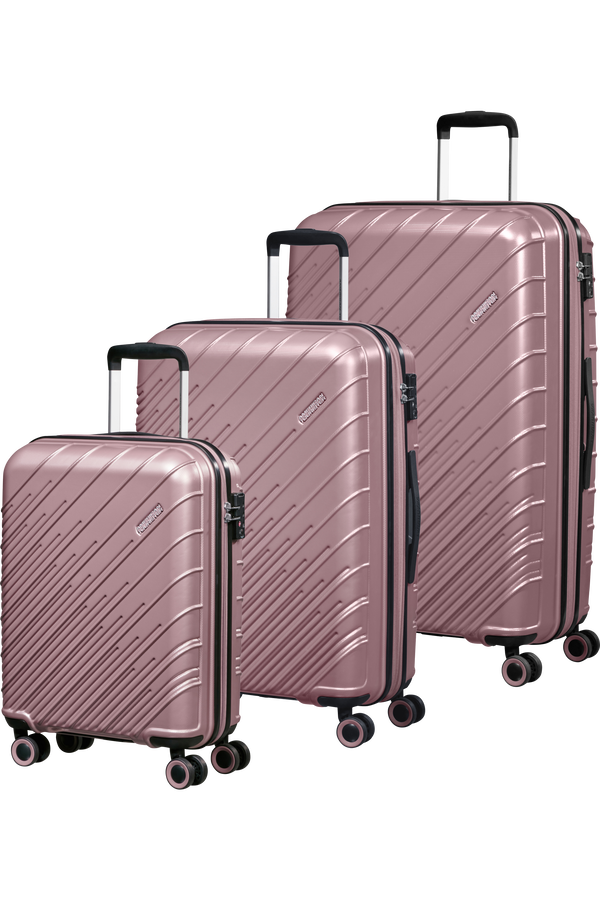 American Tourister Speedstar 3 PC SET A  Rose Gold