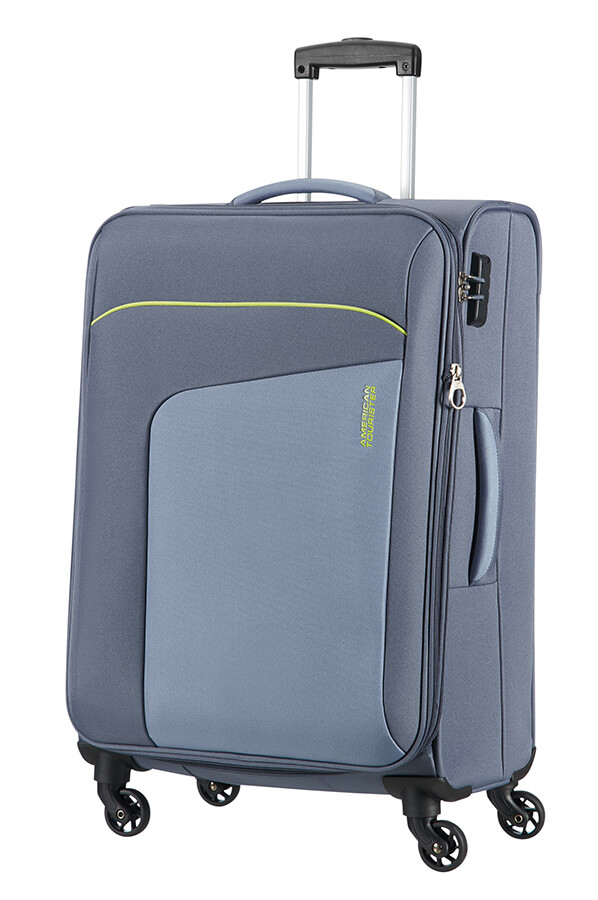 american tourister grey luggage